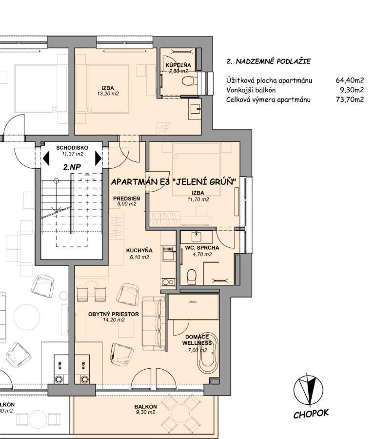 Apartman Jeleni Grun Jasna Demanovska Dolina Exterior foto